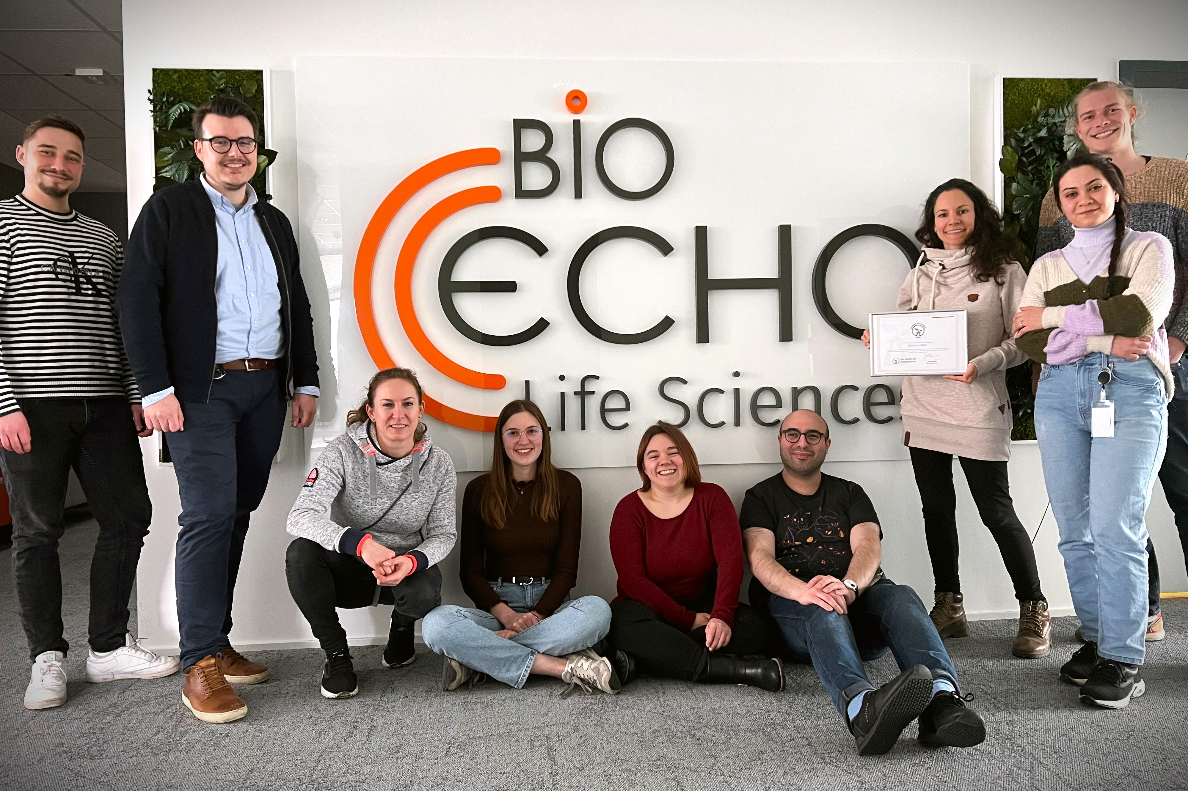  BioEcho Achieves My Green Lab® Certification 